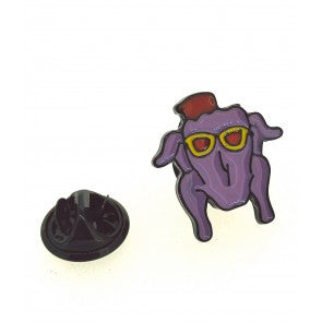 Pin de solapa Friends Pollo con Gafas 18x17mm