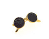 Alfiler Gafas de Sol Dorado 25x10mm