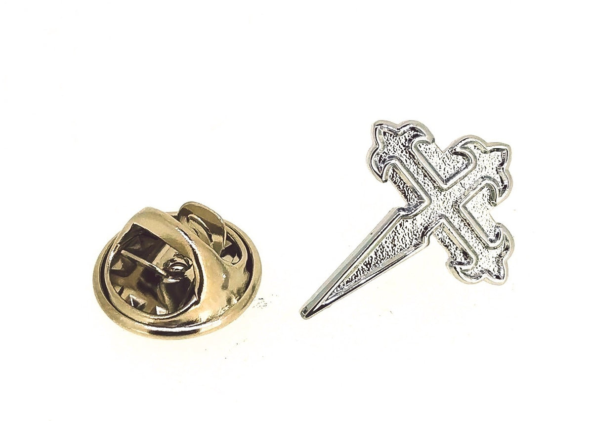 Pin de solapa Cruz de Santiago 15x12mm