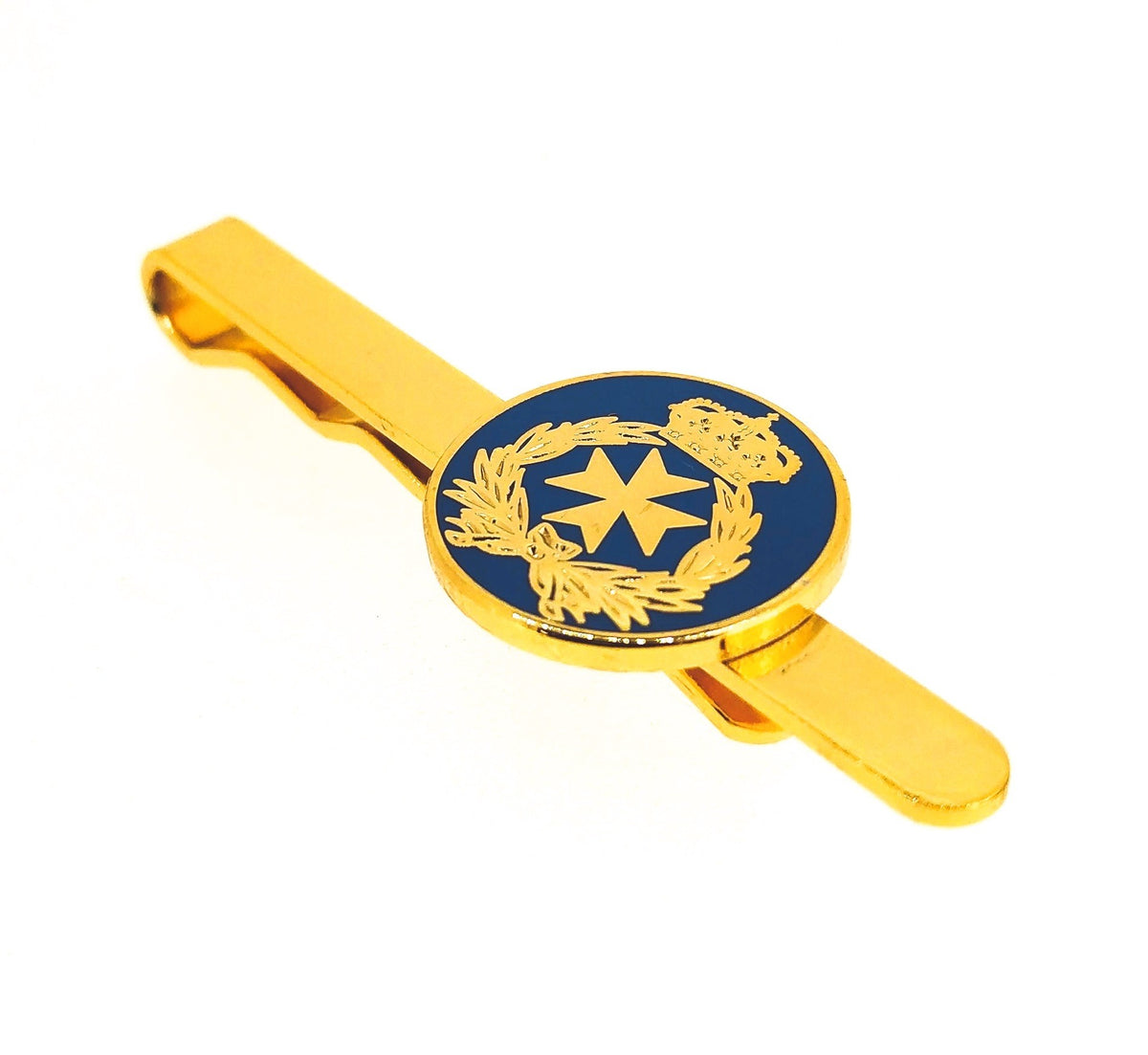 Pasador de corbata cuerpo de sanidad militar azul 55 mm