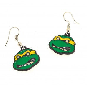 Pendientes Tortuga Ninja Michelangelo 20x16mm