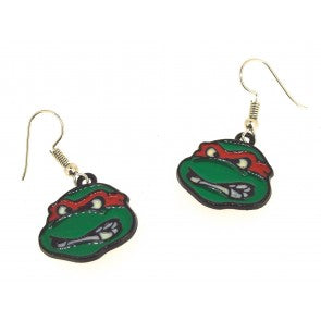 Pendientes Tortuga Ninja Raphael 20x16mm
