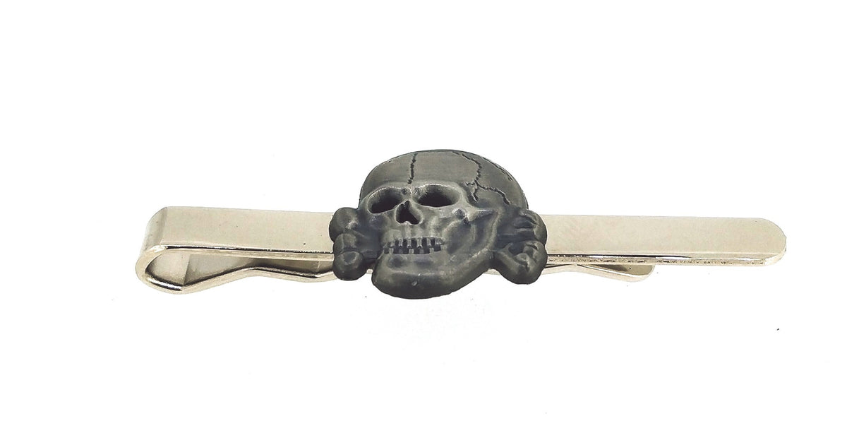Pasador de Corbata German Cavalry Hussars Skull WWII Emblem Historic Recreation