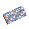 Pañuelo de Algodon Lila Estampado Flores 23x23cm
