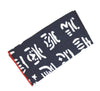 Pañuelo de Algodon Marino Estampados Orientales Blancos 23x23cm