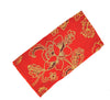 Pañuelo de Algodon Rojo Estampados Dorados 23x23cm