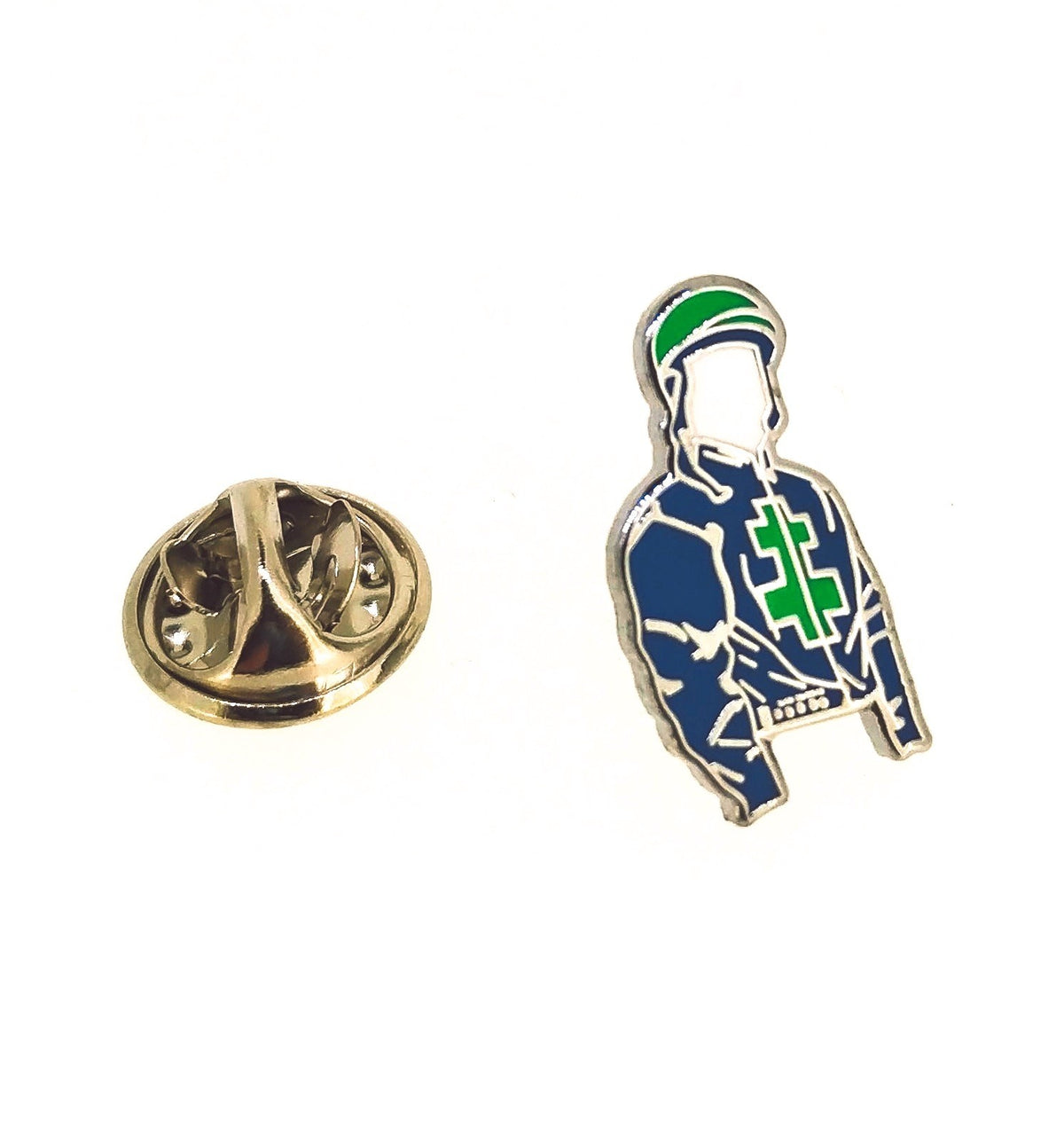 Pin de solapa Jockey 18x8mm