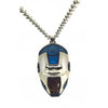 Colgante Iron Man Blue 6,5 x 3,9cm