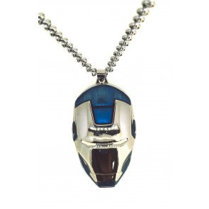 Colgante Iron Man Blue 6,5 x 3,9cm