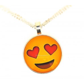 Colgante Emoticono Enamorado 28mm