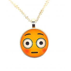 Colgante Emoticono Vergonzoso 28mm