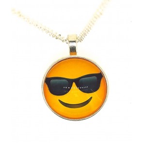 Colgante Emoticono Gafas de Sol 28mm