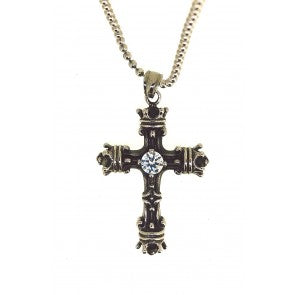 Colgante Cruz Plated 45x30mm