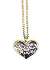 Colgante Corazon Best Friend 19x15mm