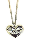 Colgante Corazon Mom 19x15mm