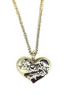 Colgante Corazon I Love My Mommy 19x15mm
