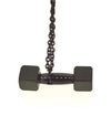 Colgante Mancuerna Black 23x6mm