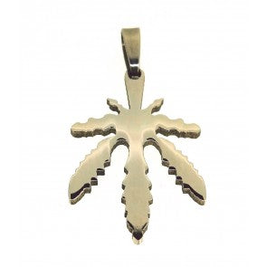 Colgante Hoja Marihuana 40x20mm