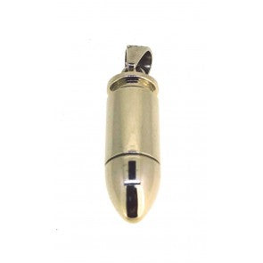 Colgante Bala Plated 36x8mm