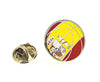 Pin de solapa Balon Baloncesto Bandera España 18mm