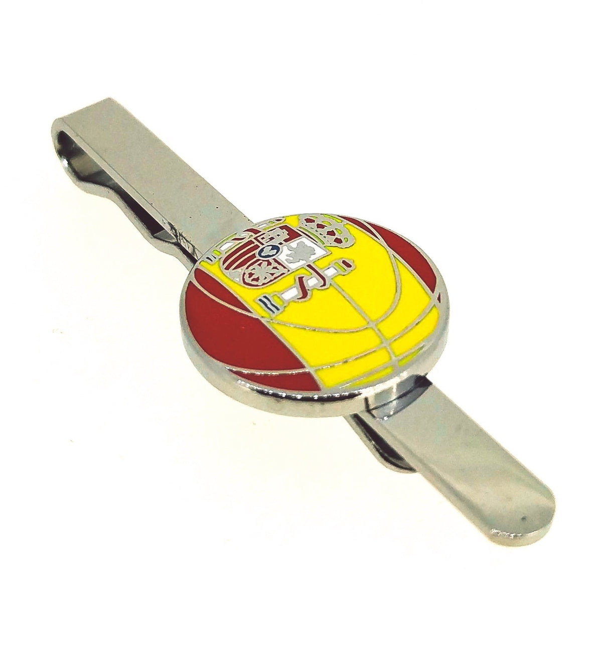 Pasador de corbata Balón Baloncesto Bandera España 55 mm