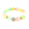 Pulsera Piedras Pastel 18mm