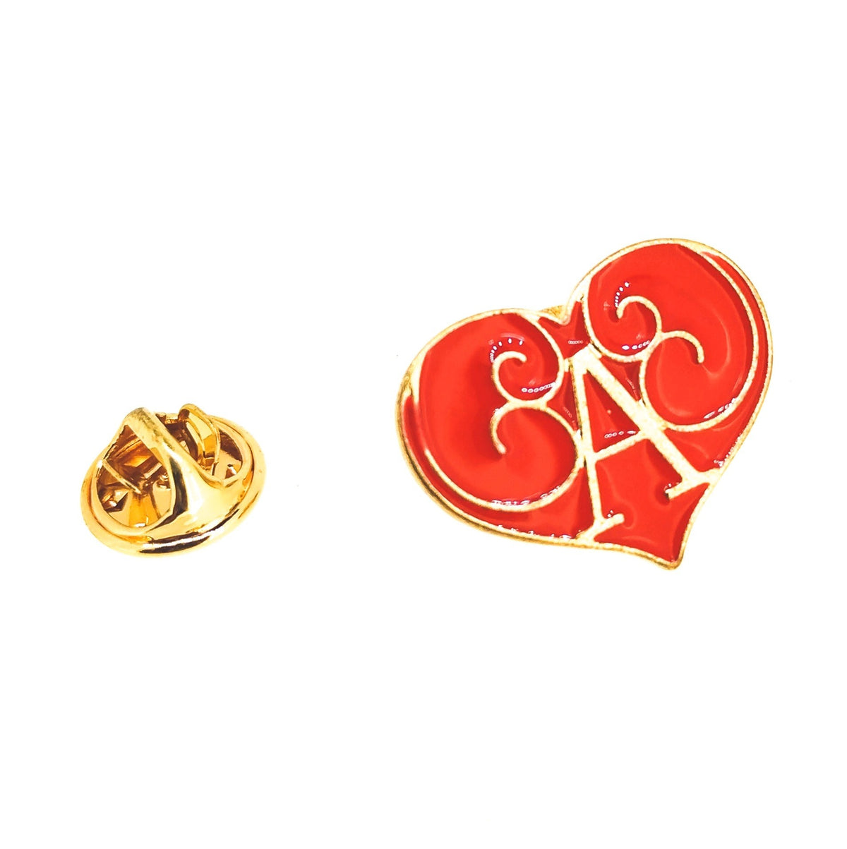 Pin de solapa Alicia en el Pais de las Maravillas Corazon 24x20mm