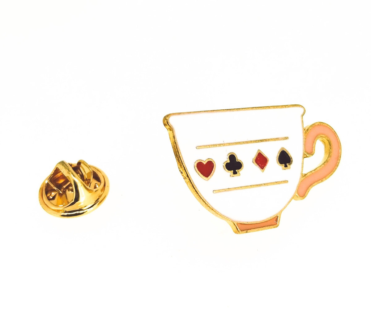 Pin de solapa Alicia en el Pais de las Maravillas Taza de Te 29x18mm