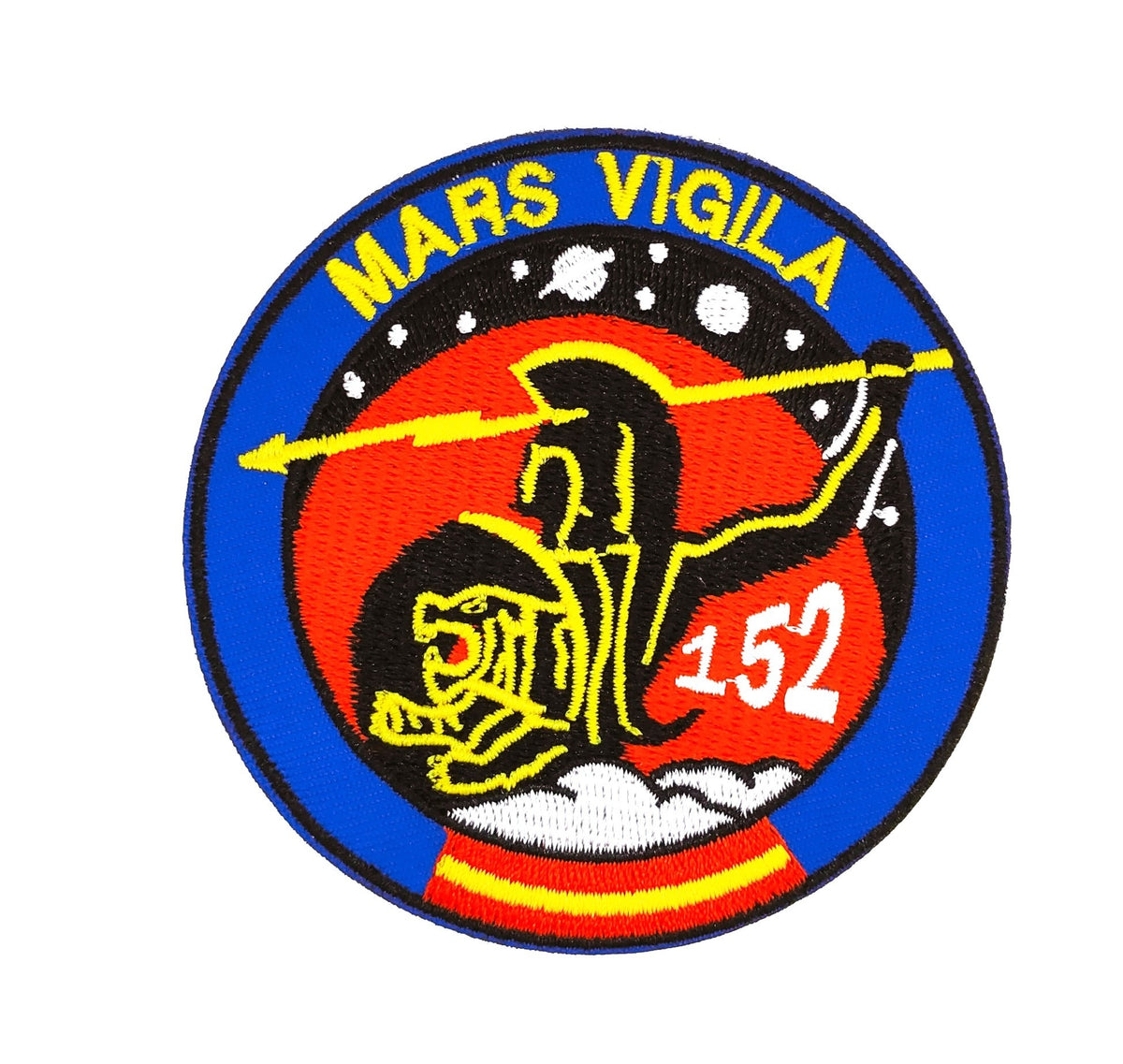 Parche Bordado Termoadhesivo Escuadron 152 "Mars Vigila" 8cm