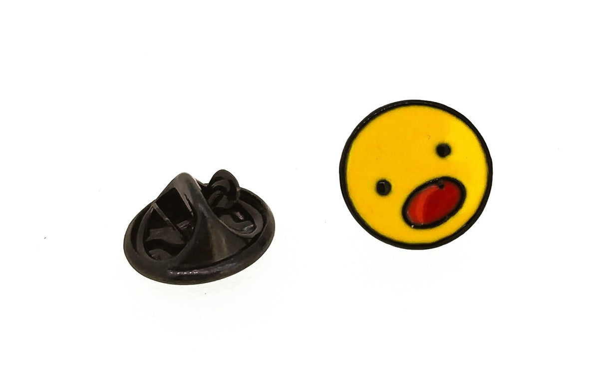 Pin de solapa Emoticono Sorpresa 11mm