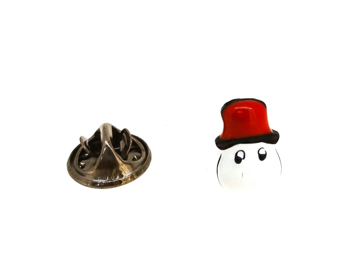 Pin de solapa Vaca Sombrero Face 13x10mm