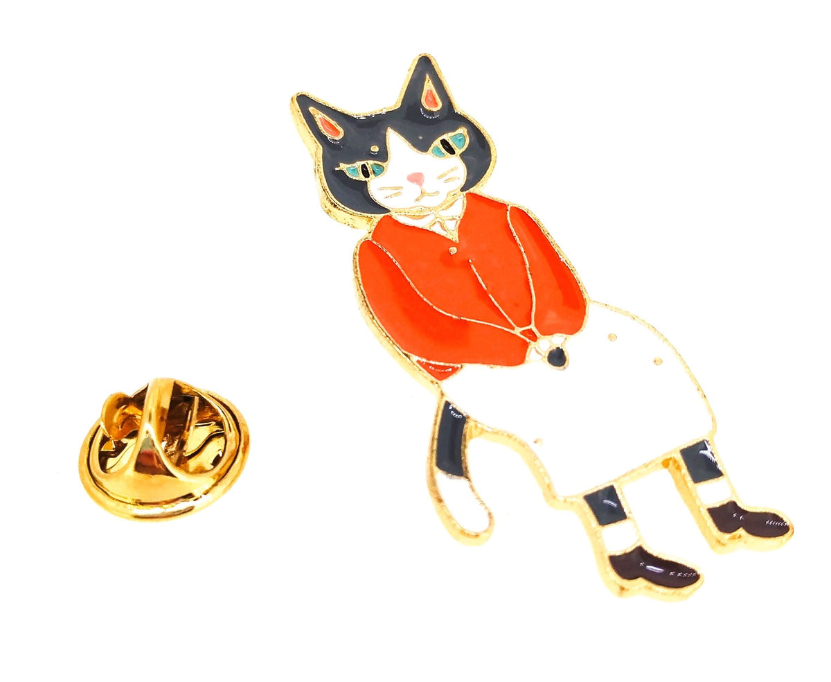 Pin de solapa Gata con Falda 44x20mm