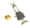 Pin de solapa Coneja con Falda 48x20mm