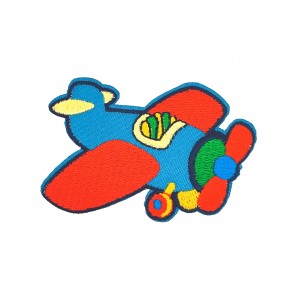 Parche Bordado Avion de Juguete 6,5x5,5cm