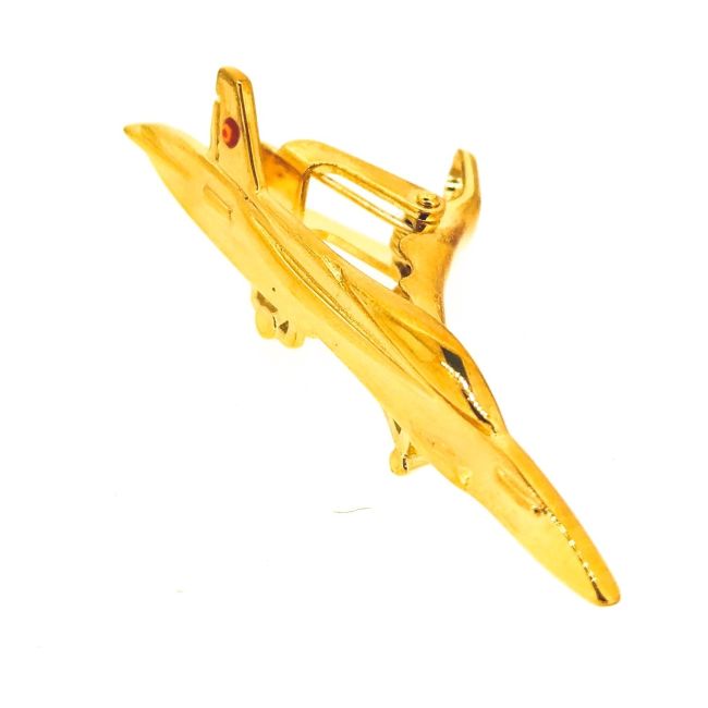 Pasador de corbata Caza Escarapela Española Gold 55 mm