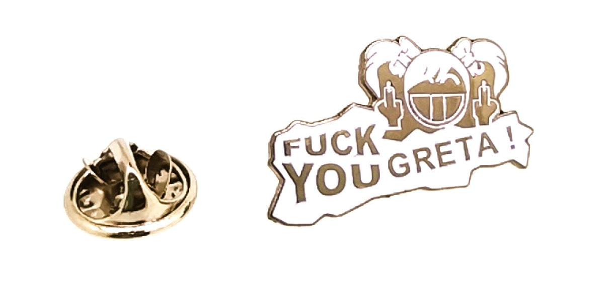 Pin de solapa FCK Greta! 25x15mm
