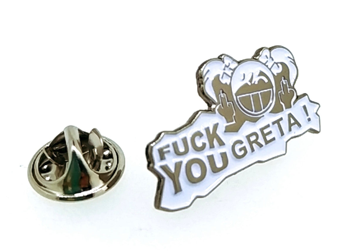 Pin de solapa FCK Greta! 25x15mm