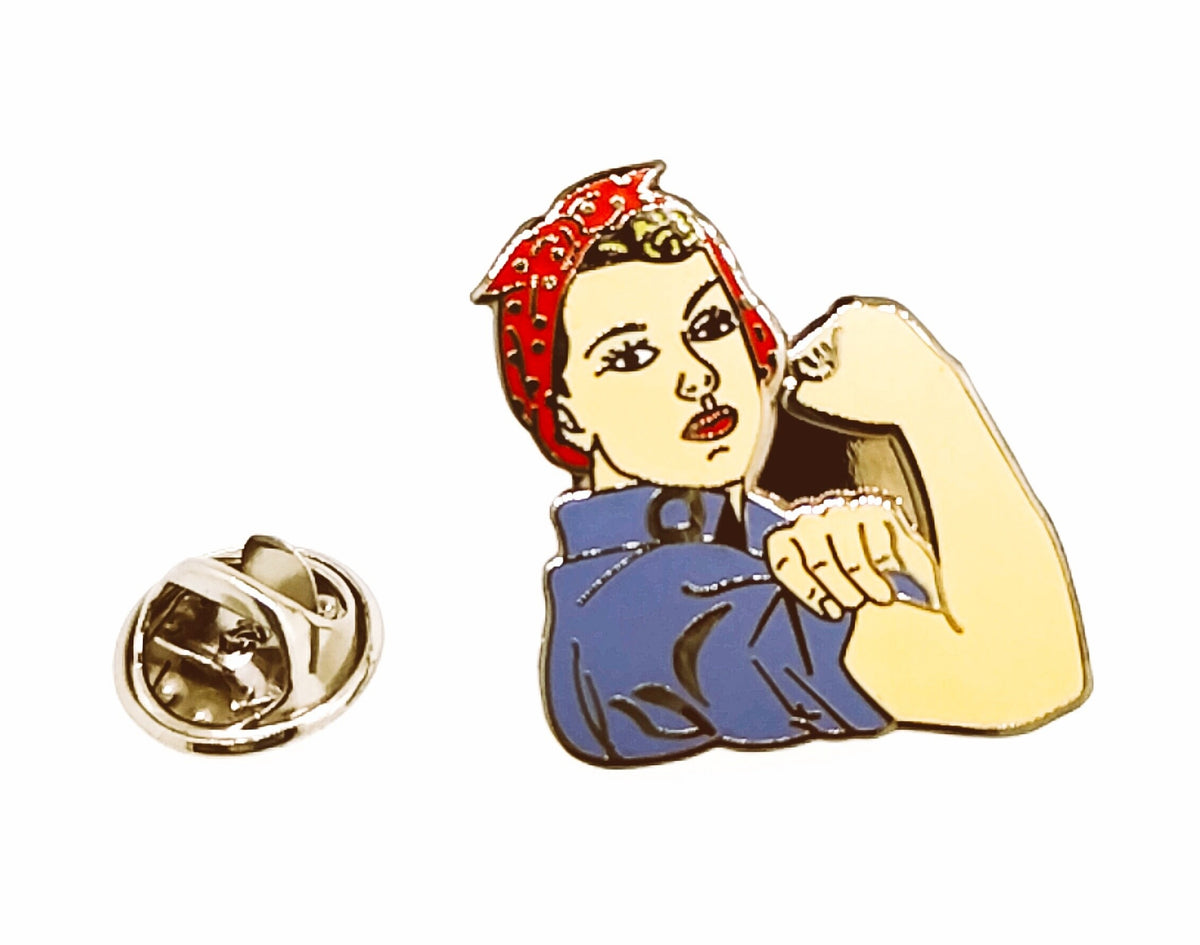 Pin de Solapa Mujer We Can Do It! 25x21mm