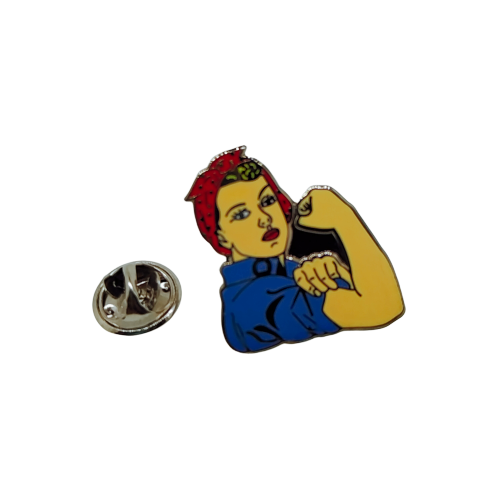 Pin de Solapa Mujer We Can Do It! 25x21mm