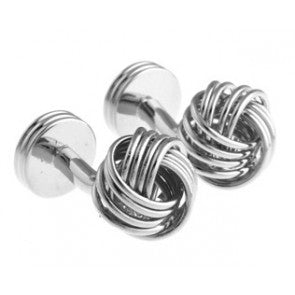 Gemelos Nudo Borla Stripes Cierre