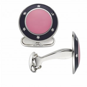 Gemelos Tommy Hilfiger Redondos Rosa Estrella