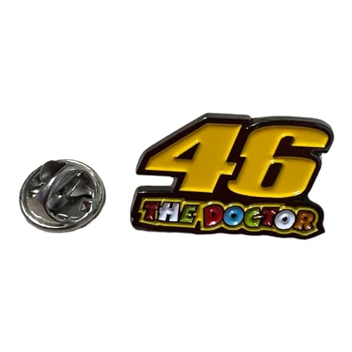 Pin Decorativo Número 46 de Motociclismo