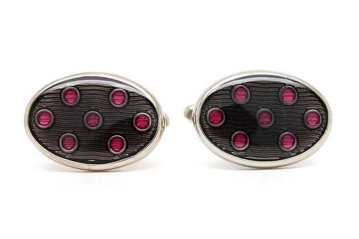 Gemelos Lunares lilas sobre negro