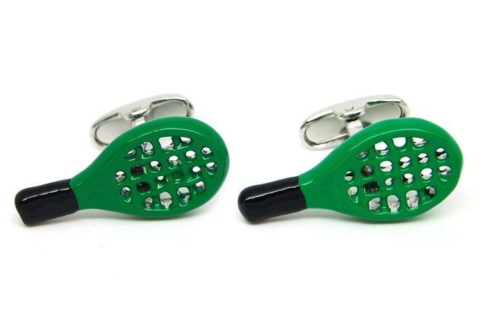 Gemelos Raqueta de Tenis Verde