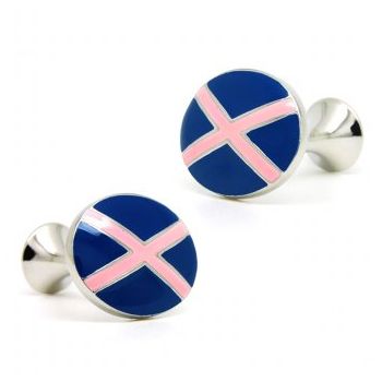Gemelos  de Bandera Pink Cross