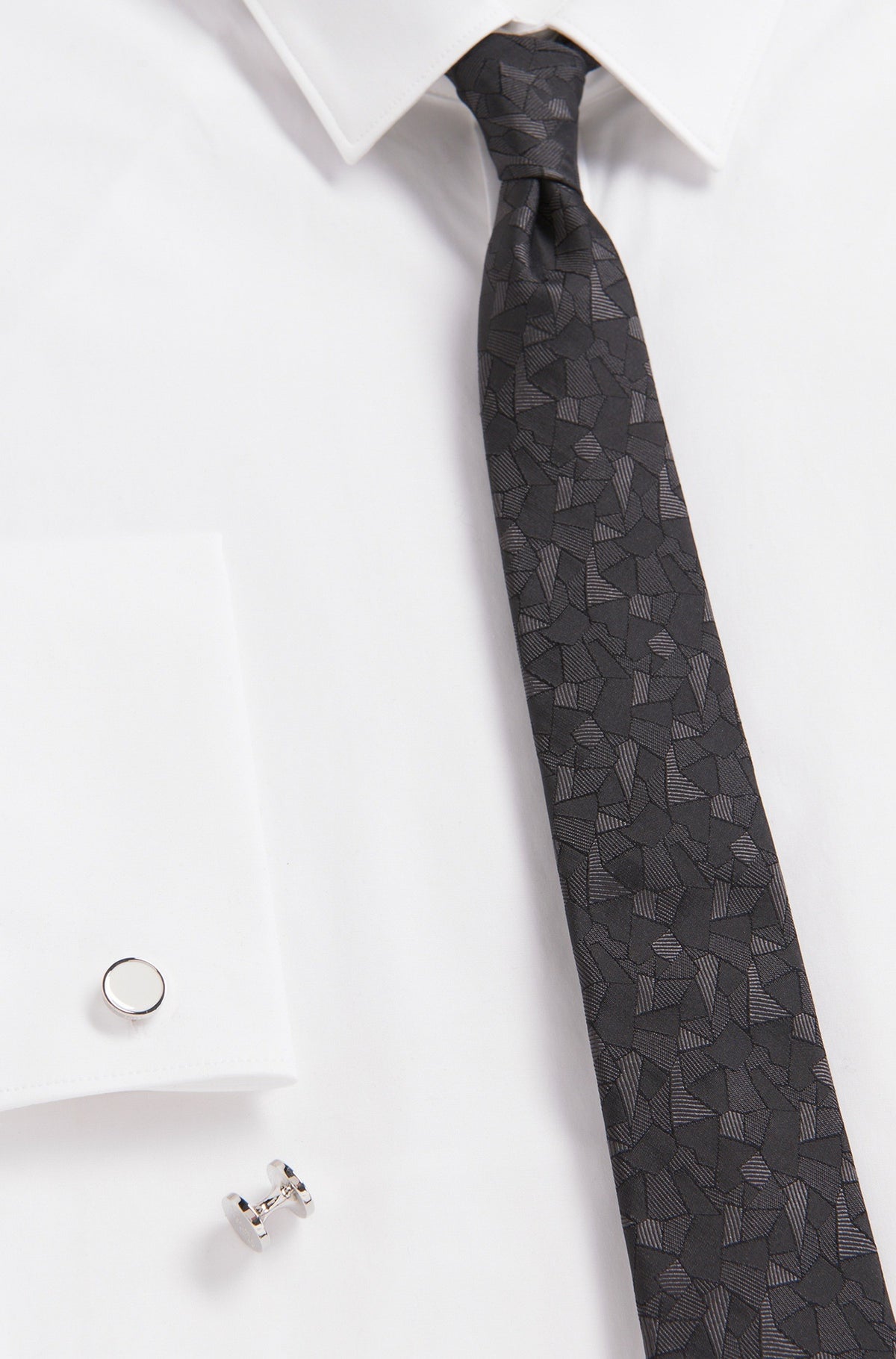 Gemelos para Camisa HUGO E-Tokeep White