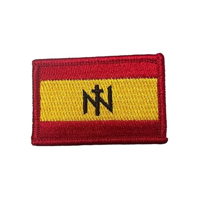 Parche de Bandera de España con Lema Noviembre Nacional 6 cm