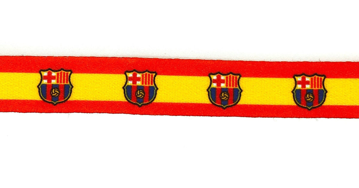 6 Pulseras Impresas Bandera España Barcelona