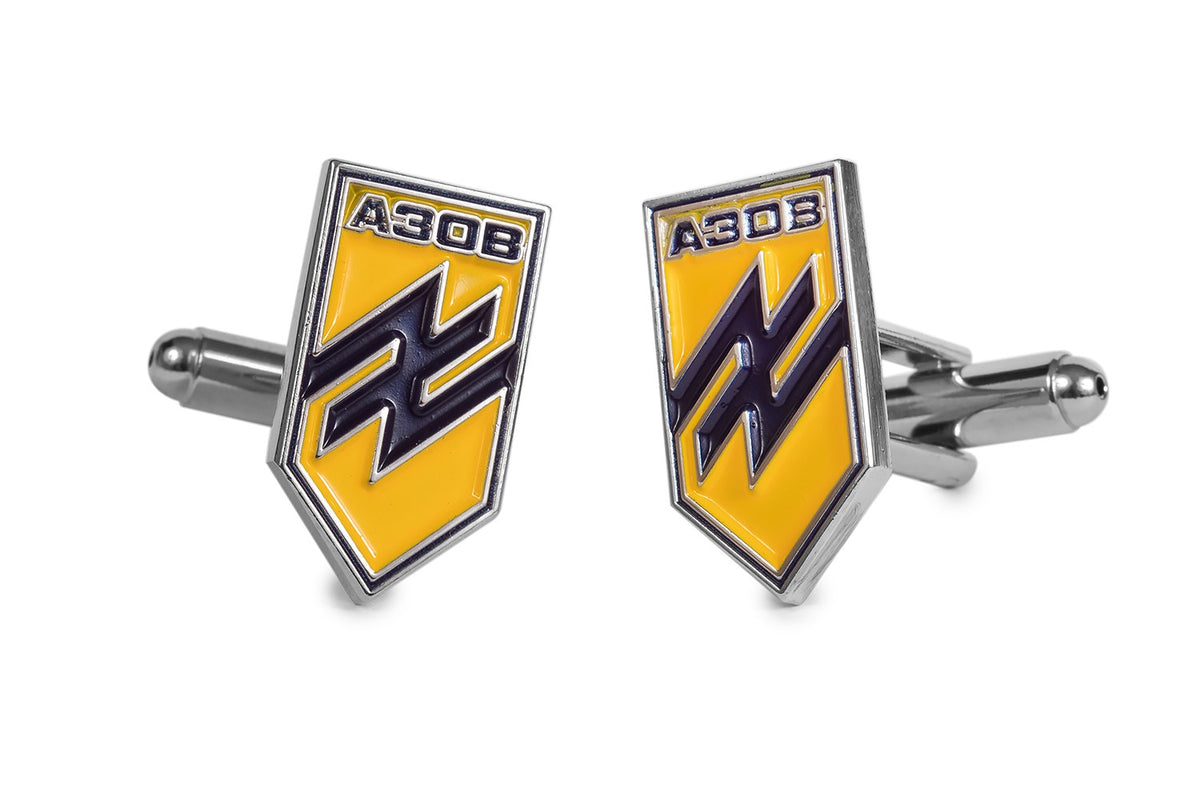 Gemelos de camisa Azov con esmaltado a color 2x1,5cm - Gemelolandia