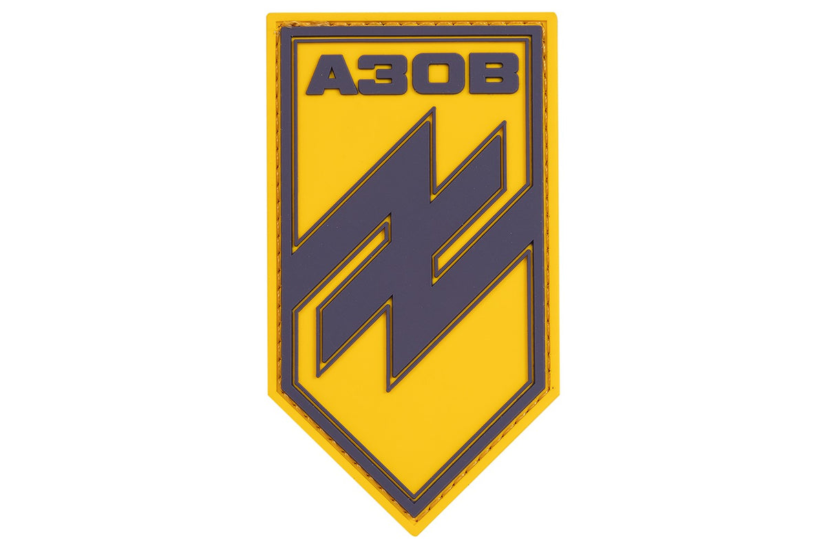 Parche Hook and Loop PVC Batallon Ucrania AZOV A3OB 9x5 cm - Gemelolandia